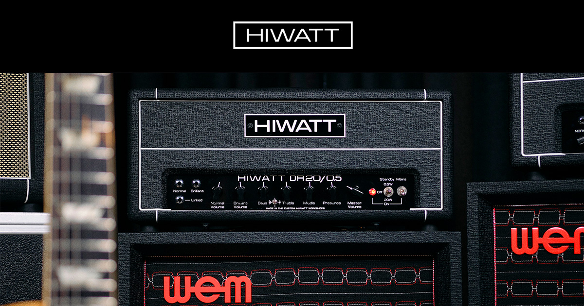 Hiwatt è un marchio storico britannico di amplificatori per chitarra e basso, utilizzati dalla fine degli anni '60 ad oggi da icone del rock. È distribuito in Italia da Algam Eko.